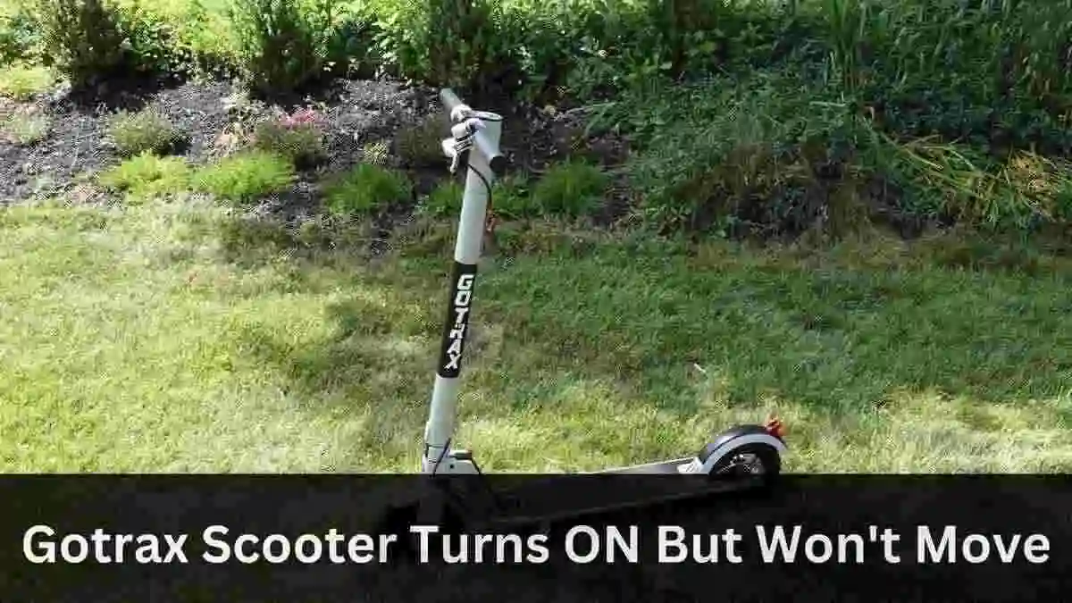 Gotrax Scooter Turns ON But Won't Move (6 FIXES)